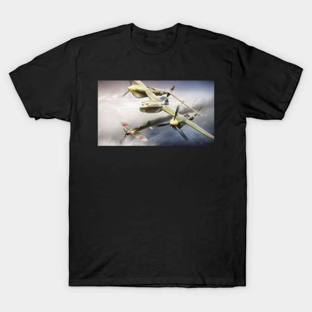 P-38 Lighting T-Shirt by Aircraft.Lover